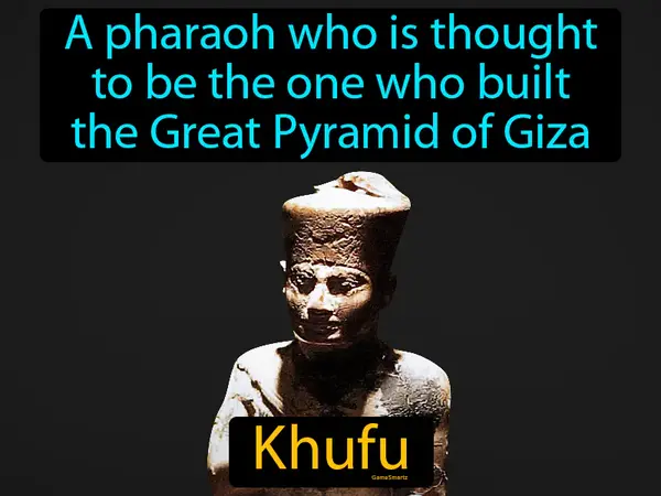 a pharaoh who is thought to be the one who built the Great Pyramid of Giza