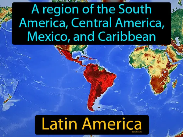 a region of the South America, Central America, Mexico, and Caribbean
