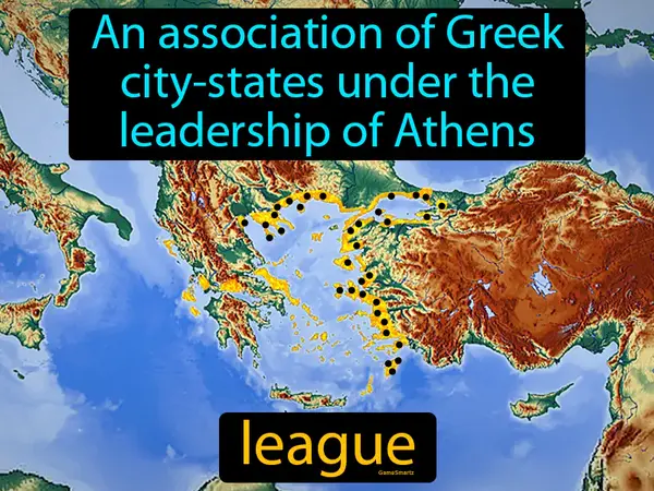 an association of Greek city-states under the leadership of Athens