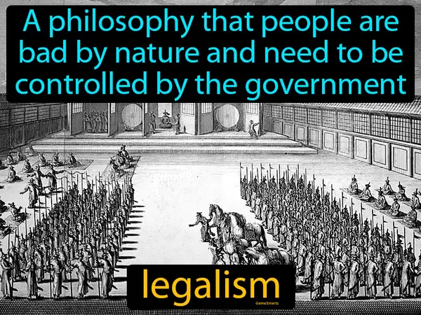 a philosophy that people are bad by nature and need to be controlled by the government