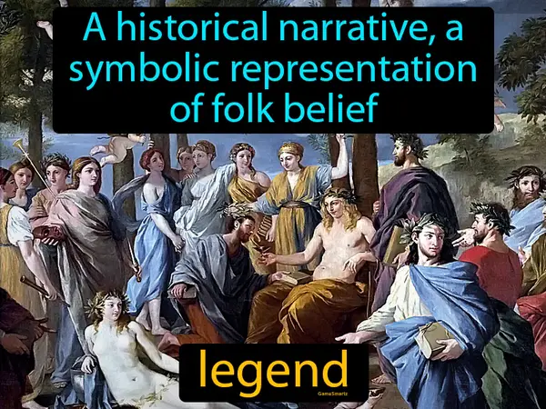 a historical narrative, a symbolic representation of folk belief
