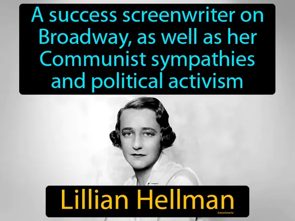 a success screenwriter on Broadway, as well as her Communist sympathies and political activism