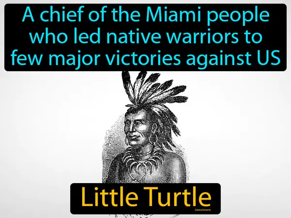 a chief of the Miami people who led native warriors to a few major victories against US