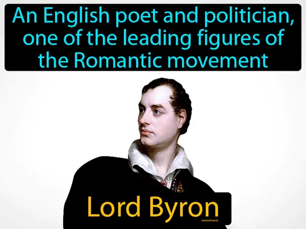 An English poet and politician, one of the leading figures of the Romantic movement