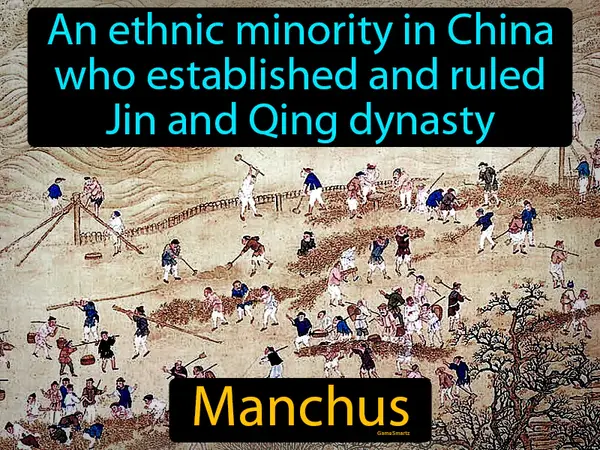 An ethnic minority in China who established and ruled Jin and Qing dynasty