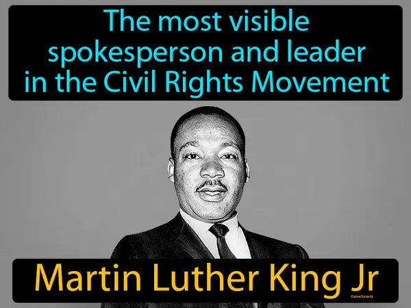 the most visible spokesperson and leader in the Civil Rights Movement