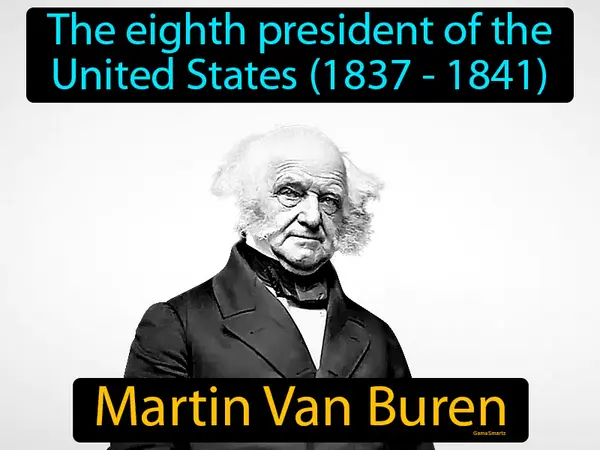 the eighth president of the United States (1837 - 1841)
