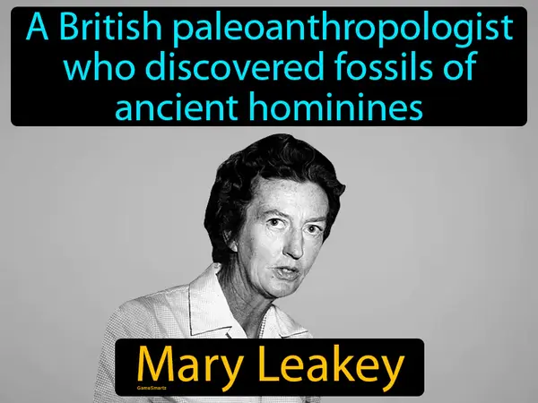 a British paleoanthropologist who discovered fossils of ancient hominines