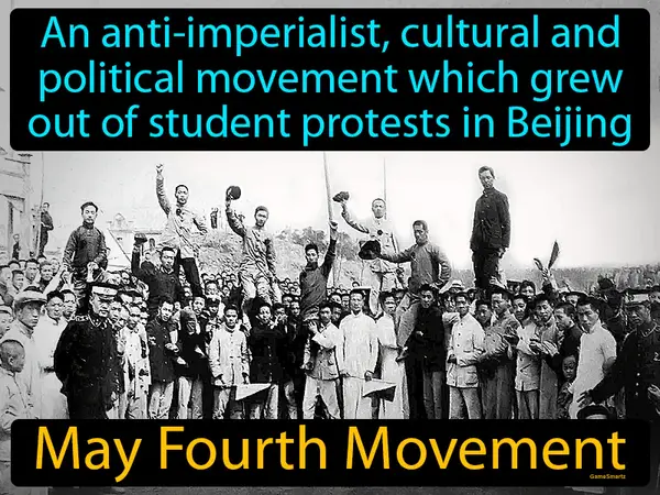 An anti-imperialist, cultural and political movement which grew out of student protests in Beijing