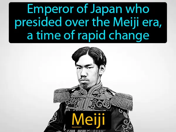 Emperor of Japan who presided over the Meiji era, a time of rapid change