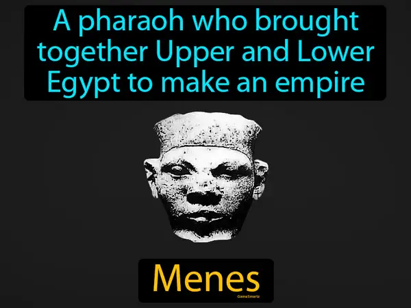 a pharaoh who brought together Upper and Lower Egypt to make an empire