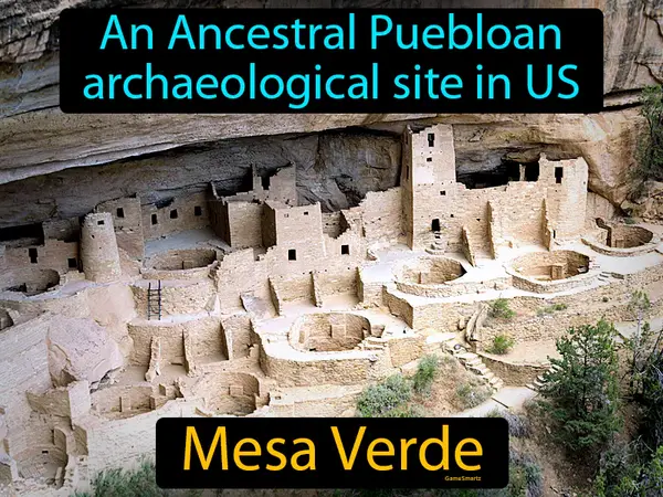 An Ancestral Puebloan archaeological site in US