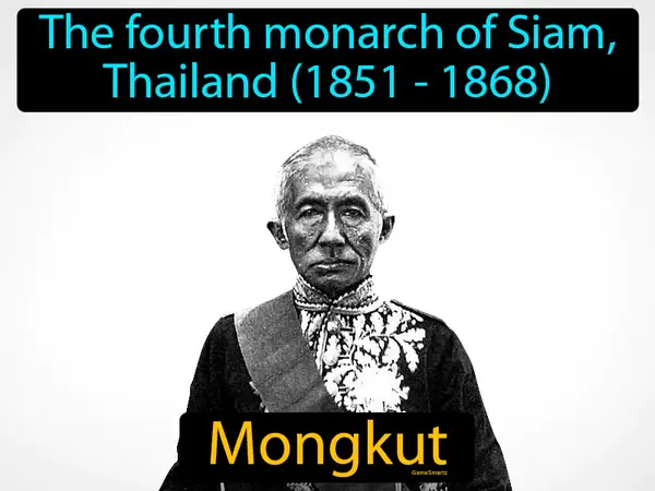 The fourth monarch of Siam, Thailand (1851 - 1868)