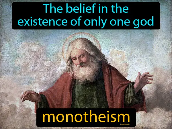 the belief in the existence of only one god