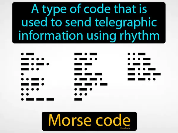 a type of code that is used to send telegraphic information using rhythm