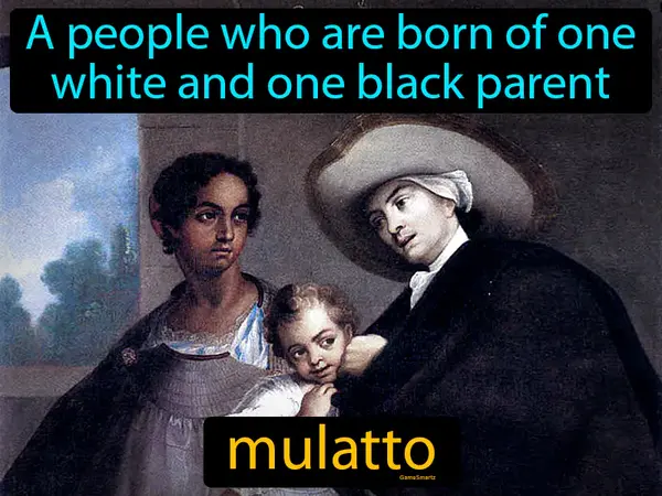 A people who are born of one white and one black parent