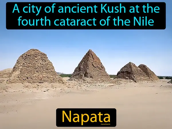 a city of ancient Kush at the fourth cataract of the Nile
