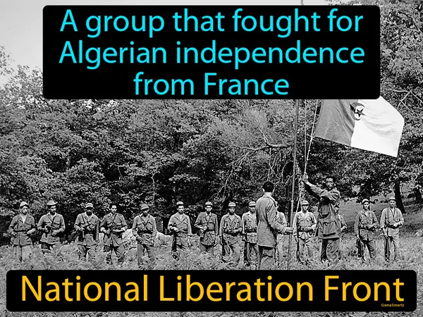 a group that fought for Algerian independence from France