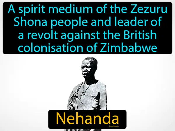 A spirit medium of the Zezuru Shona people and leader of a revolt against the British colonisation of Zimbabwe