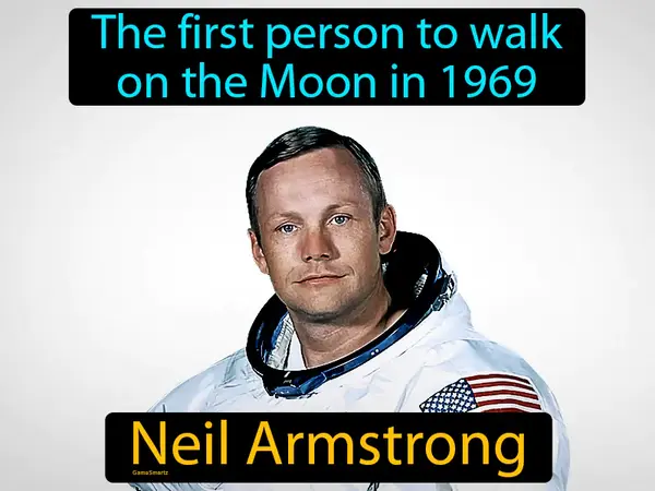 the first person to walk on the Moon in 1969