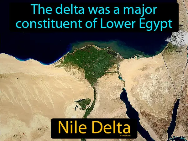 the delta was a major constituent of Lower Egypt