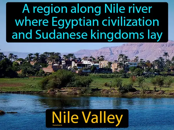 a region along Nile river where Egyptian civilization and Sudanese kingdoms lay