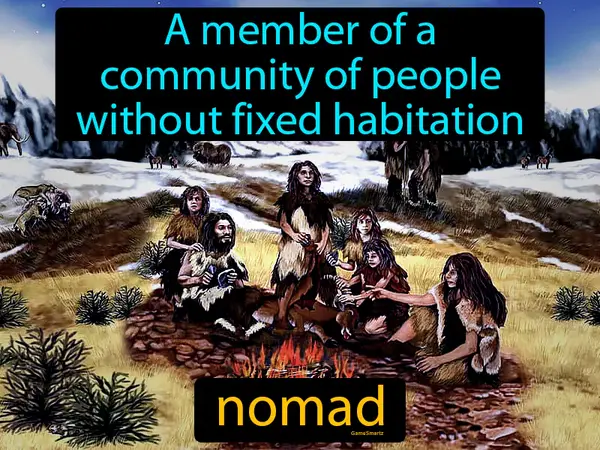 a member of a community of people without fixed habitation