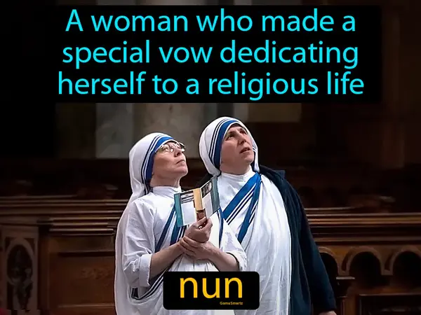 a woman who made a special vow dedicating herself to a religious life