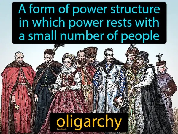 A form of power structure in which power rests with a small number of people