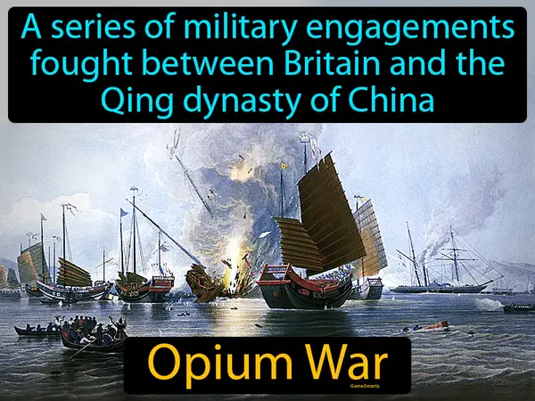 A series of military engagements fought between Britain and the Qing dynasty of China