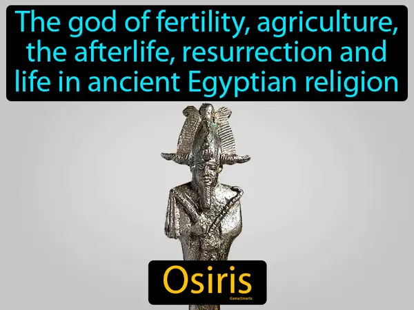The god of fertility, agriculture, the afterlife, resurrection and life in ancient Egyptian religion