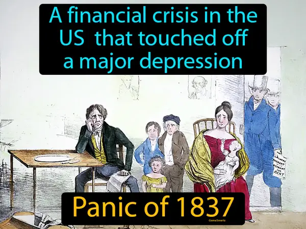 a financial crisis in the US that touched off a major depression