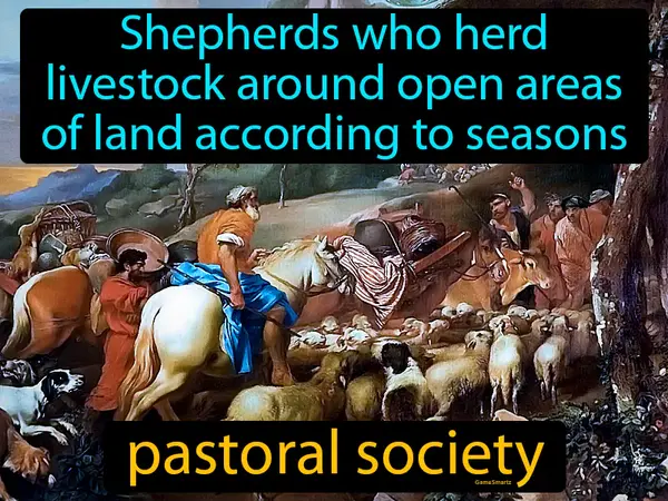 shepherds who herd livestock around open areas of land according to seasons