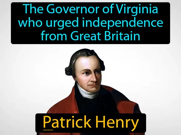 the Governor of Virginia who urged independence from Great Britain