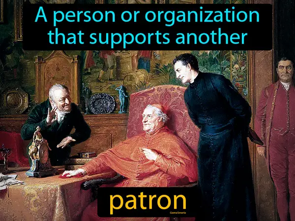 a person or organization that supports another