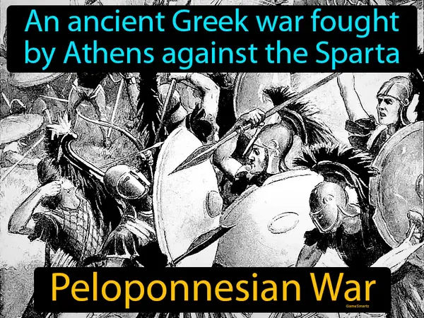 an ancient Greek war fought by Athens against the Sparta