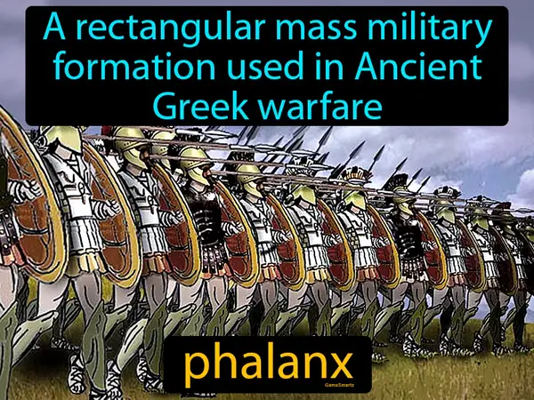 a rectangular mass military formation used in Ancient Greek warfare