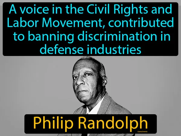 a voice in the Civil Rights and Labor Movement, contributed to banning discrimination in defense industries