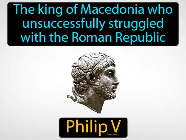 the king of Macedonia who unsuccessfully struggled with the Roman Republic