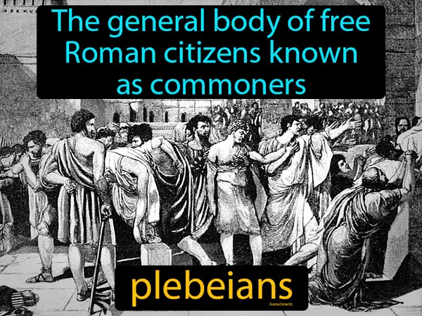 the general body of free Roman citizens known as commoners