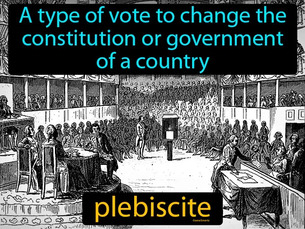 A type of vote to change the constitution or government of a country