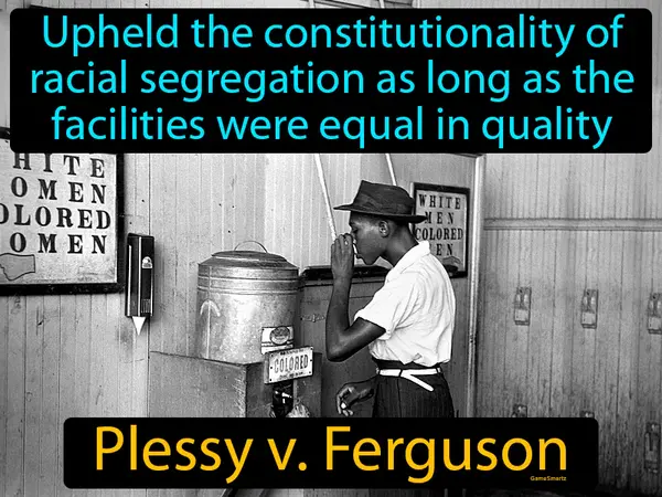 upheld the constitutionality of racial segregation as long as the facilities were equal in quality