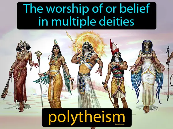 the worship of or belief in multiple deities