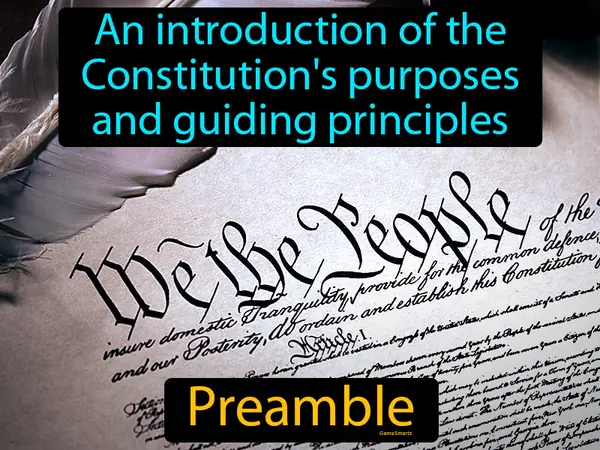 an introduction of the Constitution's purposes and guiding principles