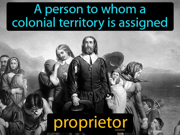 a person to whom a colonial territory is assigned