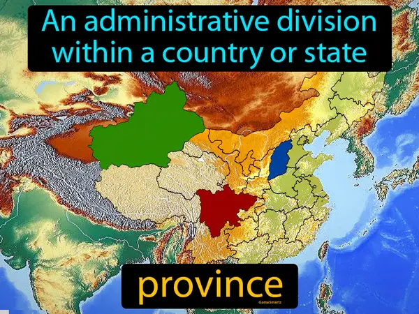 an administrative division within a country or state