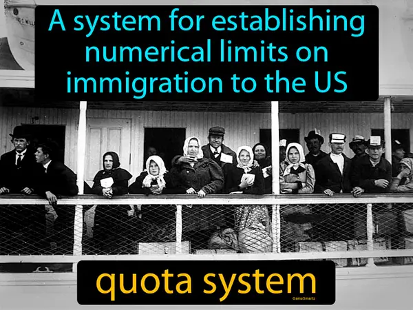 a system for establishing numerical limits on immigration to the US