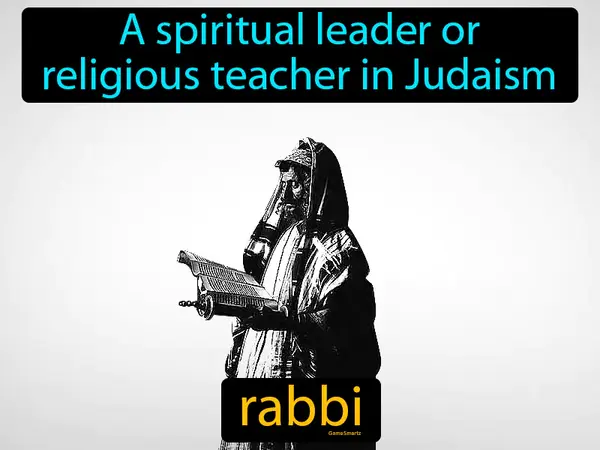 a spiritual leader or religious teacher in Judaism