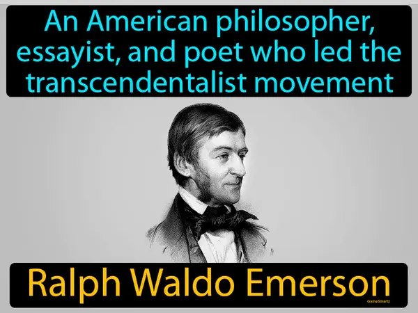 an essayist, lecturer, philosopher, and poet who led the transcendentalist movement