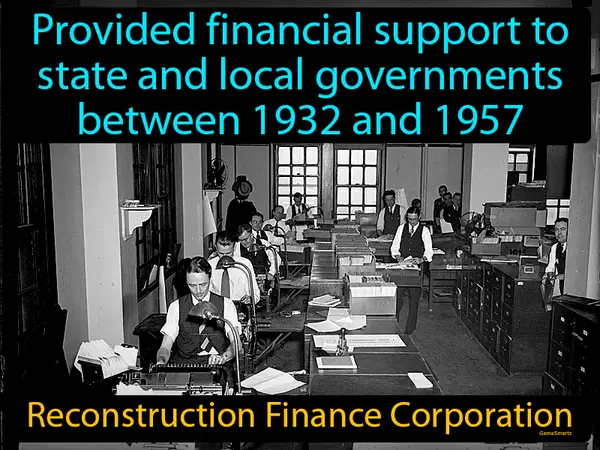 provided financial support to state and local governments between 1932 and 1957